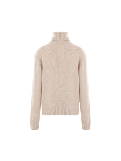 TOM FORD-Ribbed Cashmere Silk Turtleneck-JOHN JULIA