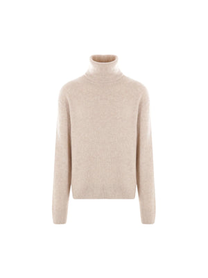 TOM FORD-Ribbed Cashmere Silk Turtleneck-JOHN JULIA