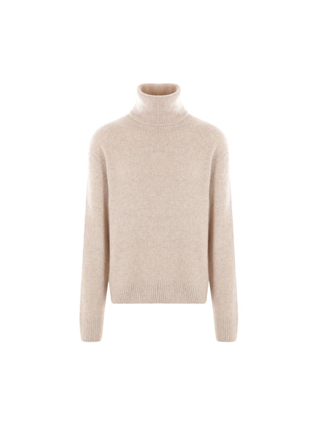 TOM FORD-Ribbed Cashmere Silk Turtleneck-JOHN JULIA