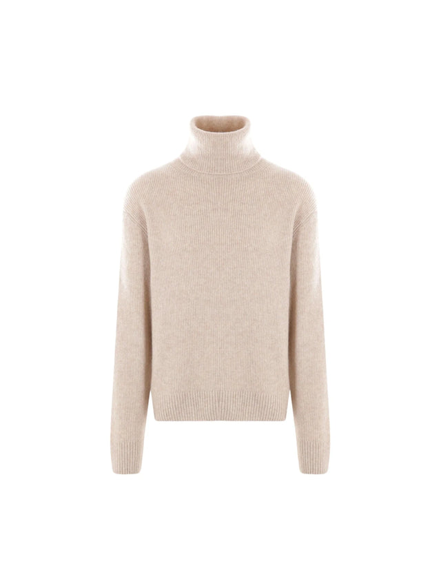 TOM FORD-Ribbed Cashmere Silk Turtleneck-JOHN JULIA