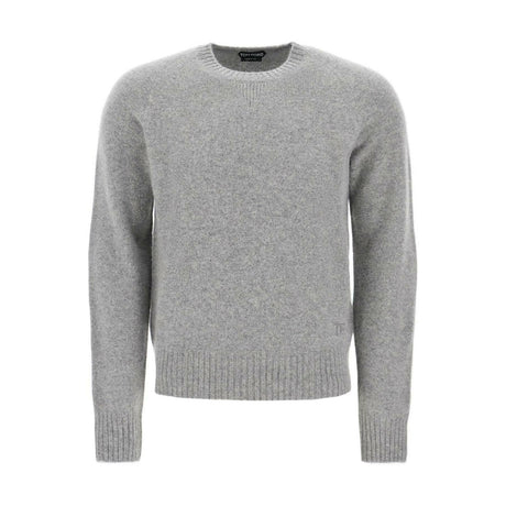 Seamless Cashmere Crewneck Sweater.