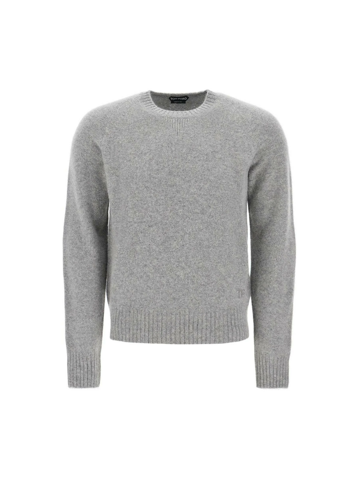 Seamless Cashmere Crewneck Sweater.