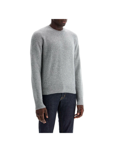 Seamless Cashmere Crewneck Sweater.