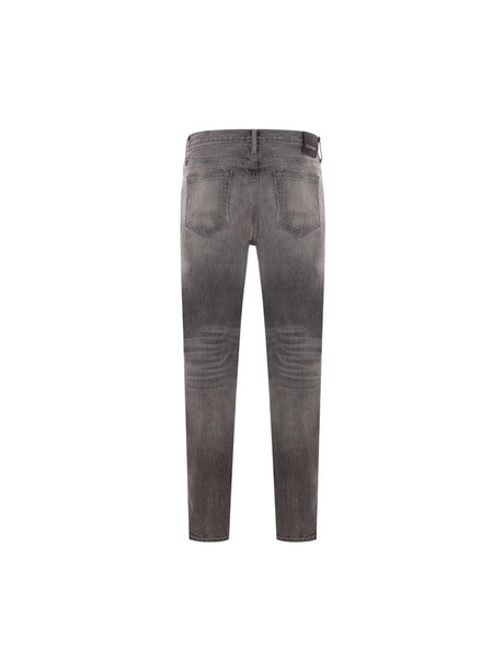 Selvedge Denim Slim-fit Jeans-TOM FORD-JOHN JULIA