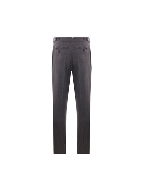 Slim-fit Stretch Wool Pants-TOM FORD-JOHN JULIA