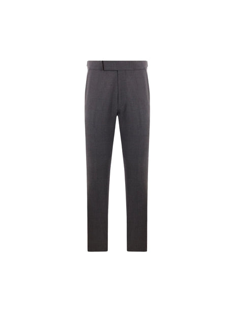 Slim-fit Stretch Wool Pants-TOM FORD-JOHN JULIA