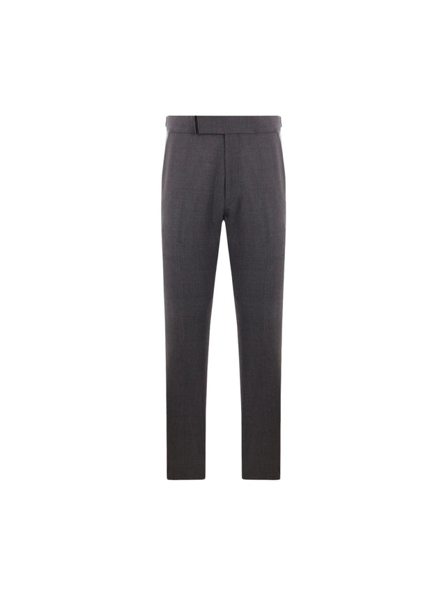 Slim-fit Stretch Wool Pants-TOM FORD-JOHN JULIA