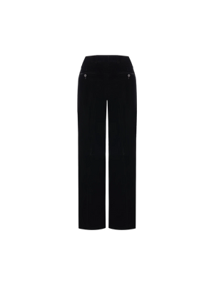 Straight-leg Velvet Trousers-TOM FORD-JOHN JULIA