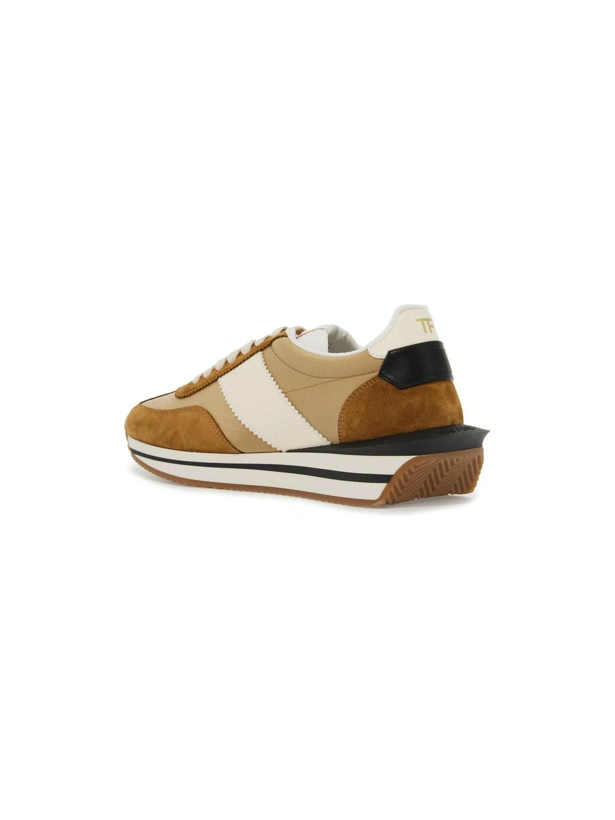 Suede and Technical Fabric James Sneakers.