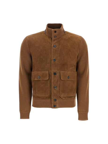 Suede Front Merino Blouson.