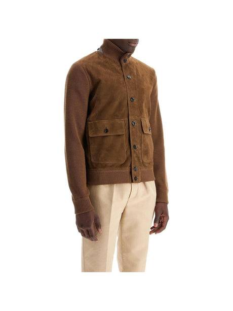 Suede Front Merino Blouson.