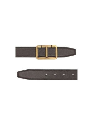 T Smooth Leather Belt-TOM FORD-JOHN JULIA