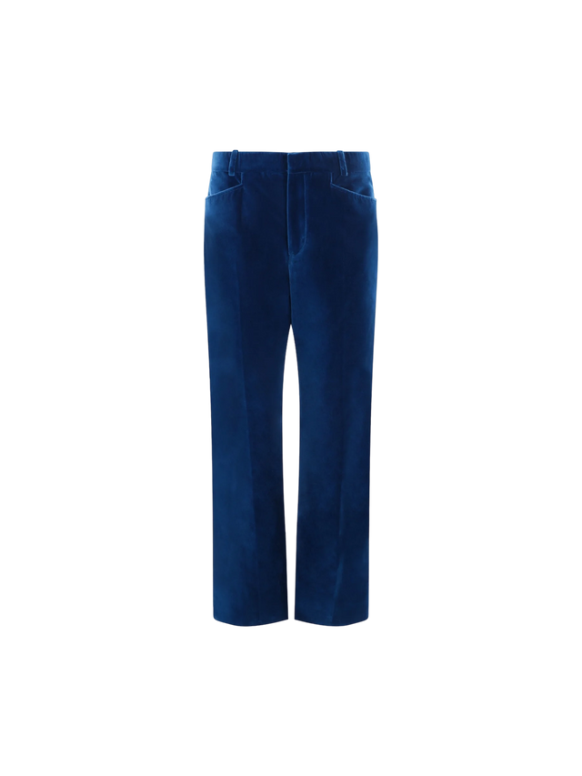 Tailored Velvet Trousers-TOM FORD-JOHN JULIA