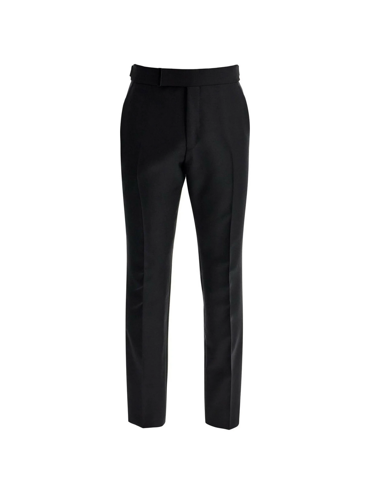 Tailored Wool And Mohair Trousers.