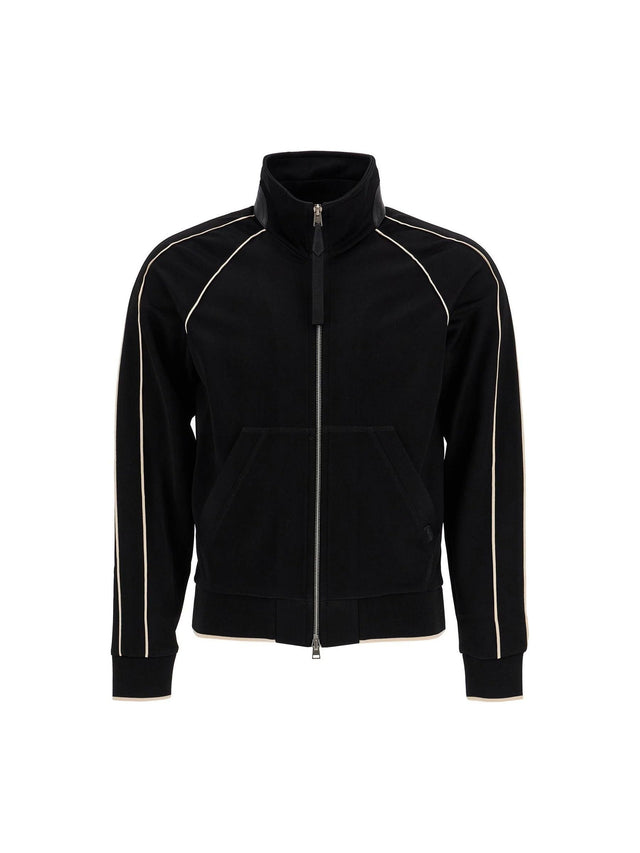 TOM FORD-"V Neck Viscose Zip Up -JOHN JULIA.