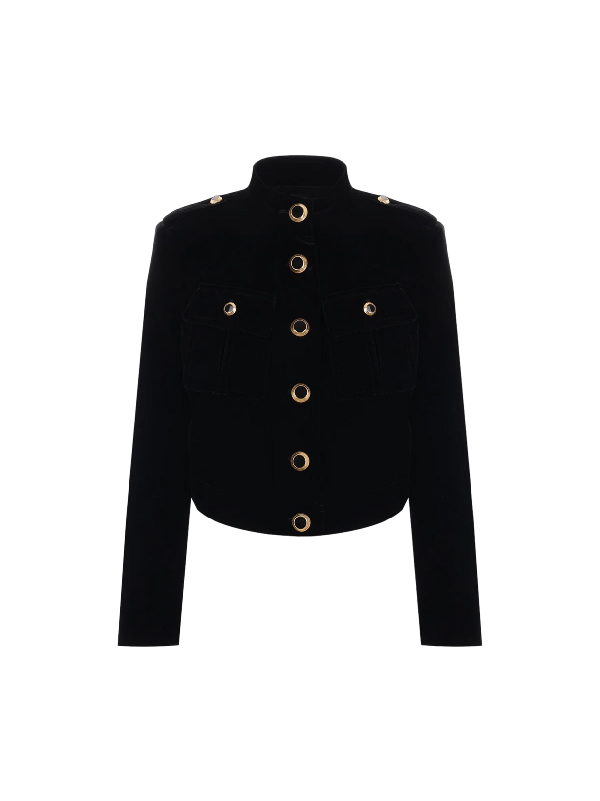 Velvet Cropped Jacket-TOM FORD-JOHN JULIA