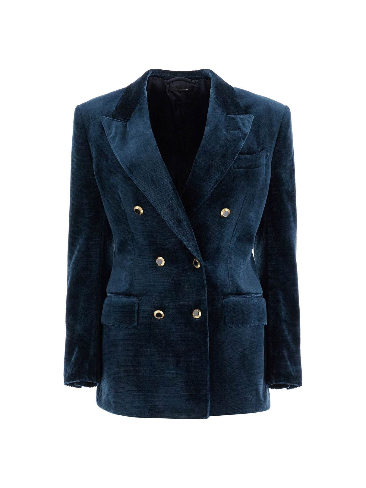 Wallis Velvet Double-Breasted Jacket