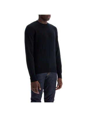 Wool and Cashmere Crewneck Sweater.