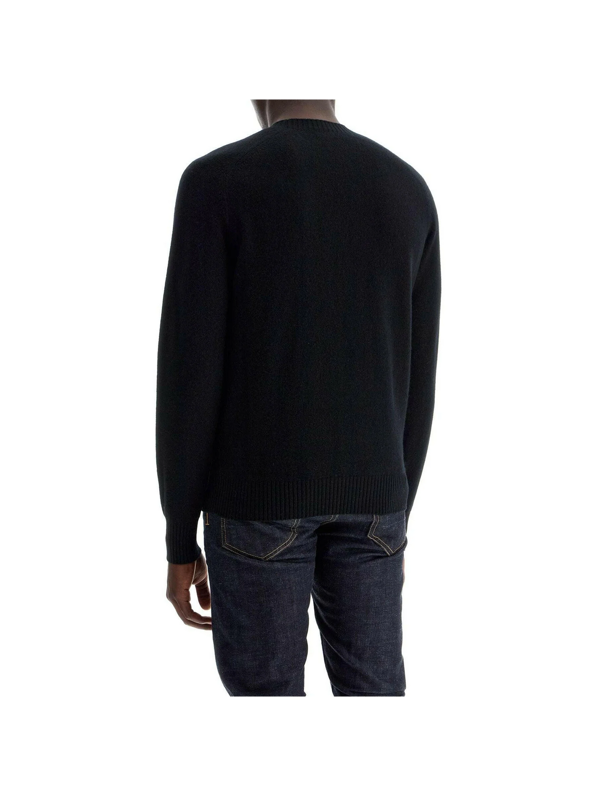 Wool and Cashmere Crewneck Sweater.