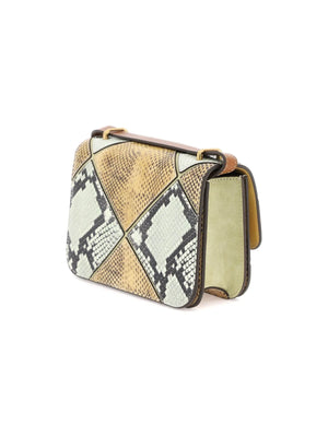 Crocodile-Printed Leather Eleanor Shoulder Bag - OS - Women > Bags > Crossbody and Shoulder bags