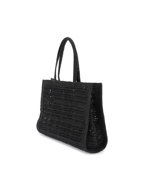 Ella Crochet Raffia Tote Bag - OS - Women > Bags > Tote bags