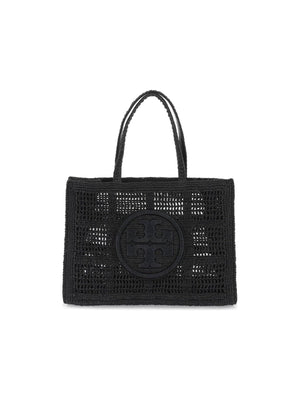 Ella Crochet Raffia Tote Bag