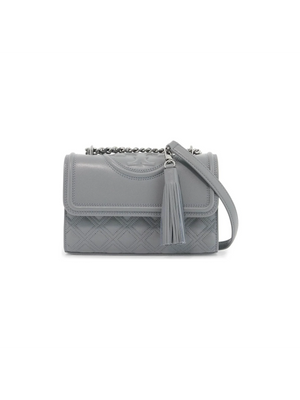 Fleming Small Quilted Shoulder Bag - Silver Hardware