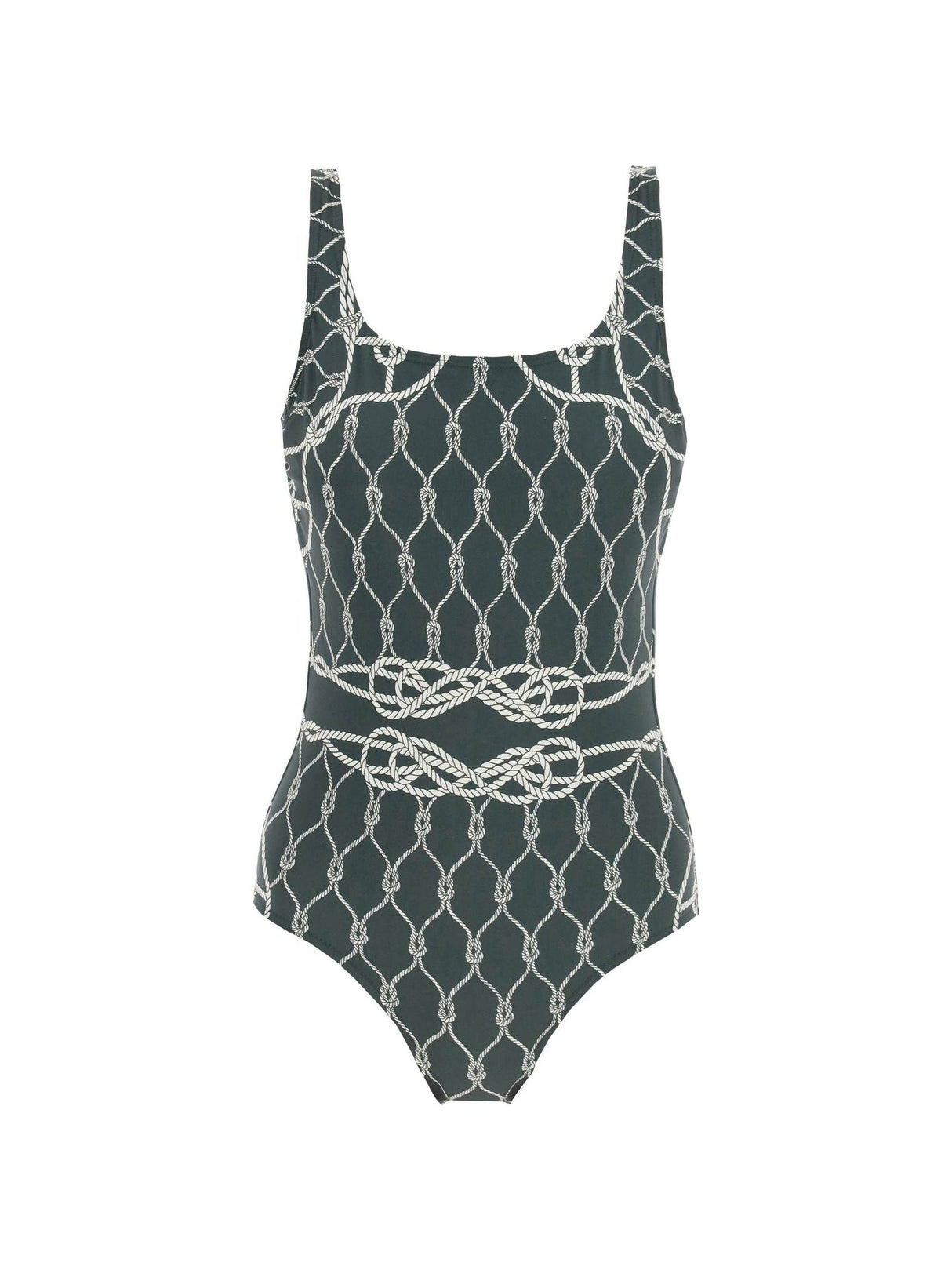 Floreale Knot Print One-Piece Swimsuit