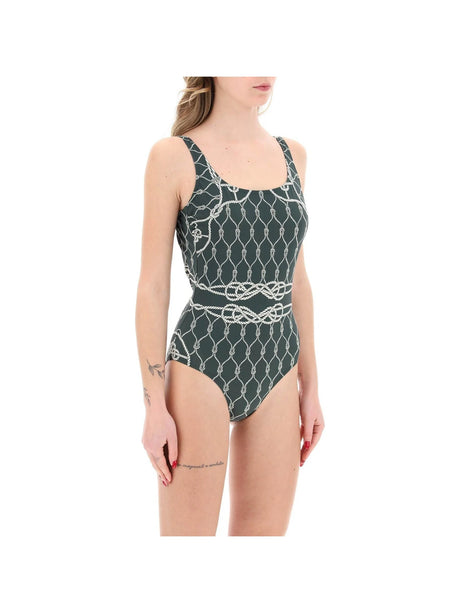 Floreale Knot Print One-Piece Swimsuit - Women > Clothing > Beachwear > One pieces