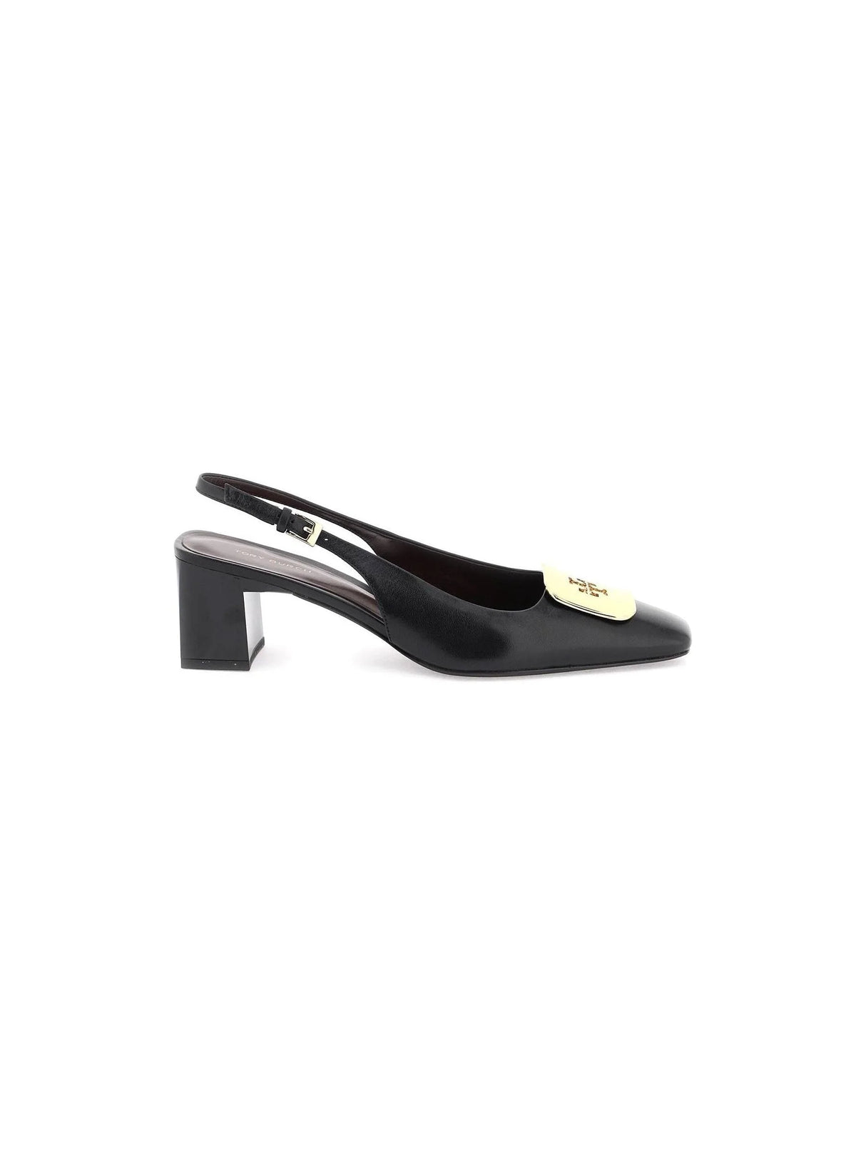 Georgia Slingback Leather Pumps - Woman > Shoes > Pumps