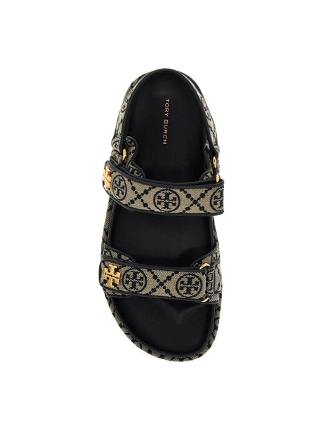 Kira T Monogram Sandals - Woman > Shoes > Sandals