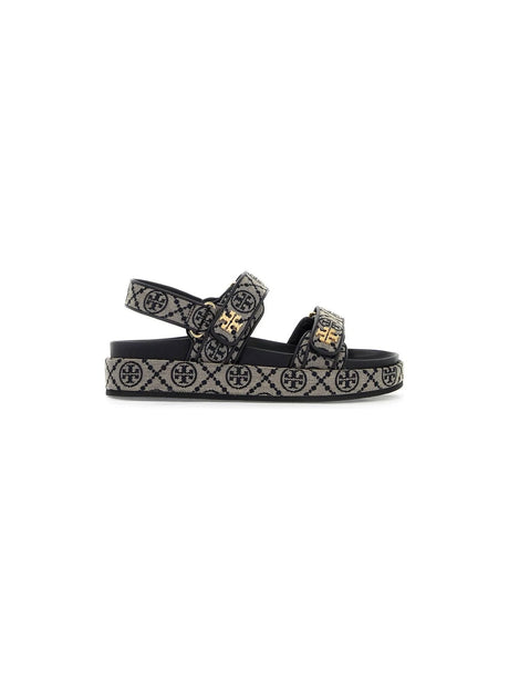 Kira T Monogram Sandals - Woman > Shoes > Sandals