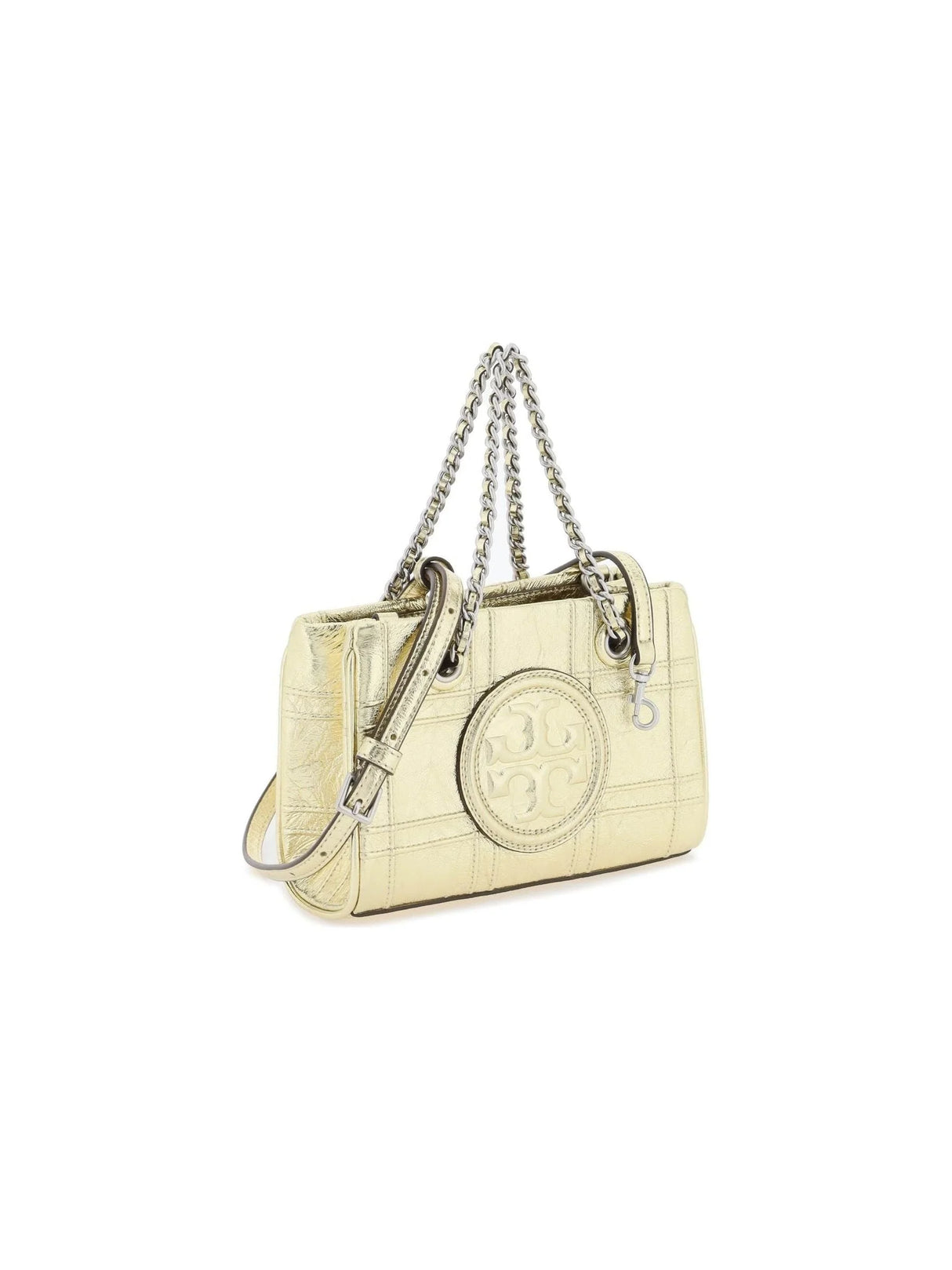 TORY BURCH-Laminated Leather Fleming Mini Bag-JOHN JULIA