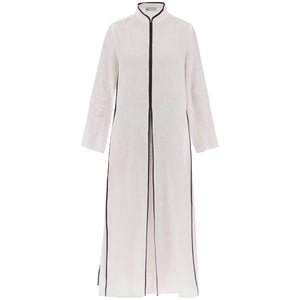 Long Linen Caftan Dress