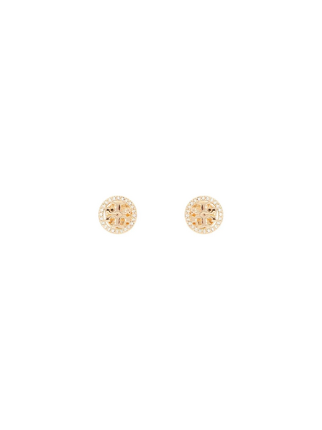 Miller Pavé Stud Earrings-Tory Burch-JOHN JULIA