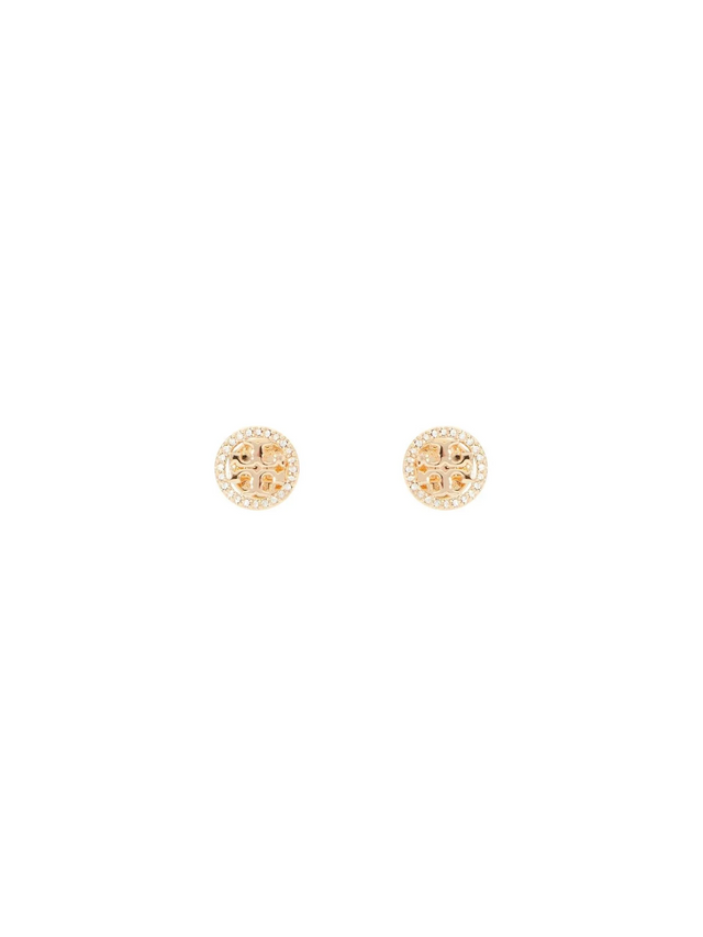 Miller Pavé Stud Earrings-Tory Burch-JOHN JULIA