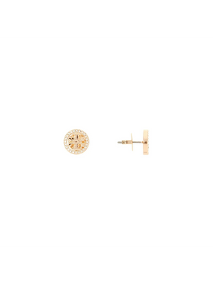 Miller Pavé Stud Earrings-Tory Burch-JOHN JULIA