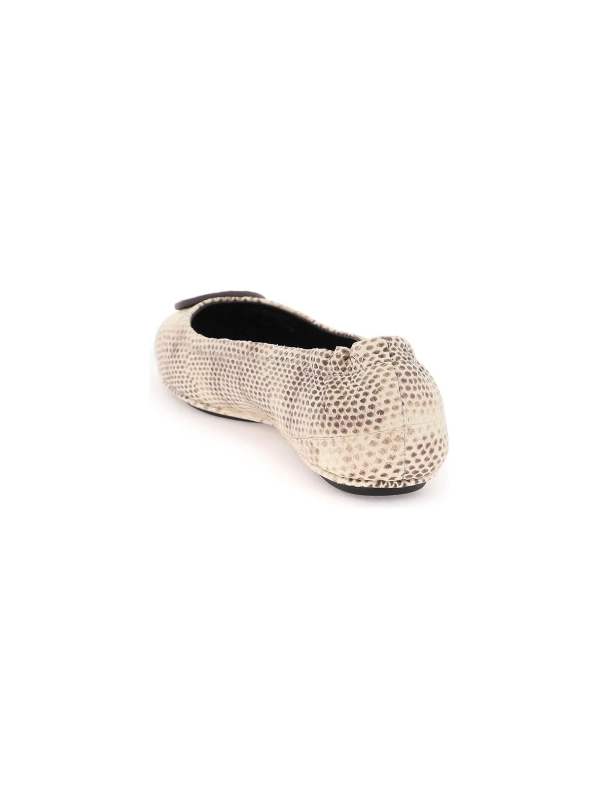 Python Leather Minnie Travel Ballerinas - Women > Shoes > Flats > Ballet flats