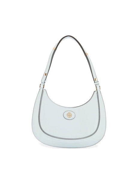 TORY BURCH-Robinson Half-Moon Leather Bag-JOHN JULIA