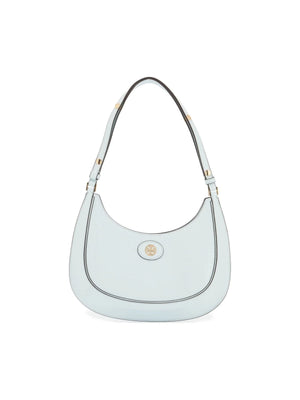 TORY BURCH-Robinson Half-Moon Leather Bag-JOHN JULIA