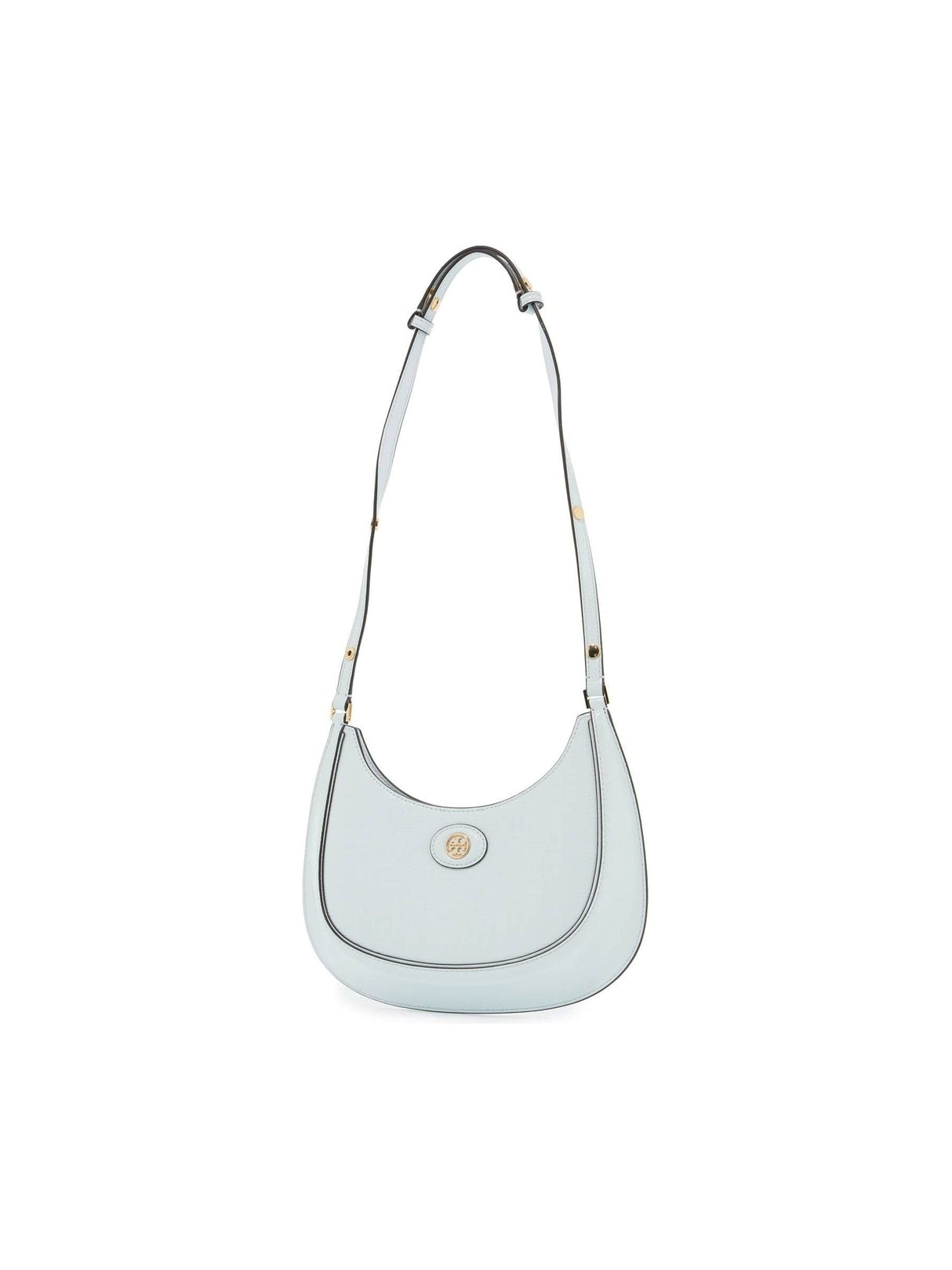 TORY BURCH-Robinson Half-Moon Leather Bag-JOHN JULIA