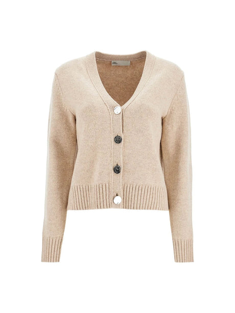 Short Wool Cardigan-Tory Burch-JOHN JULIA