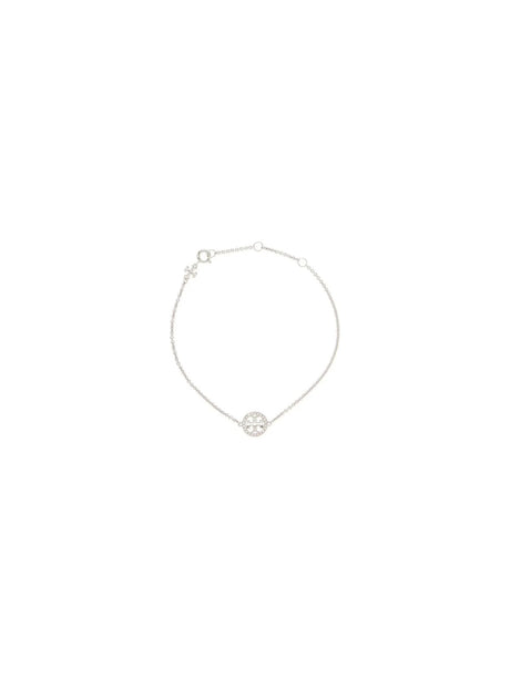 Pavé Miller Silver-Plated Bracelet-Tory Burch-JOHN JULIA