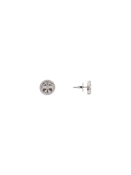 Miller Pavé Stud Earrings-Tory Burch-JOHN JULIA