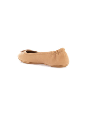 Suede Minnie Travel Ballet Flats