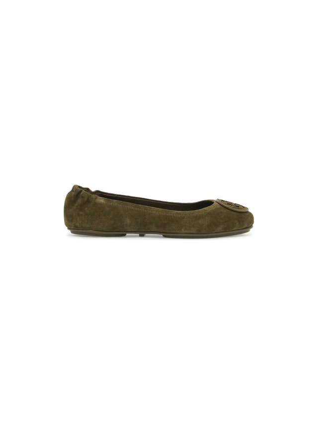 Suede Minnie Travel Ballet Flats