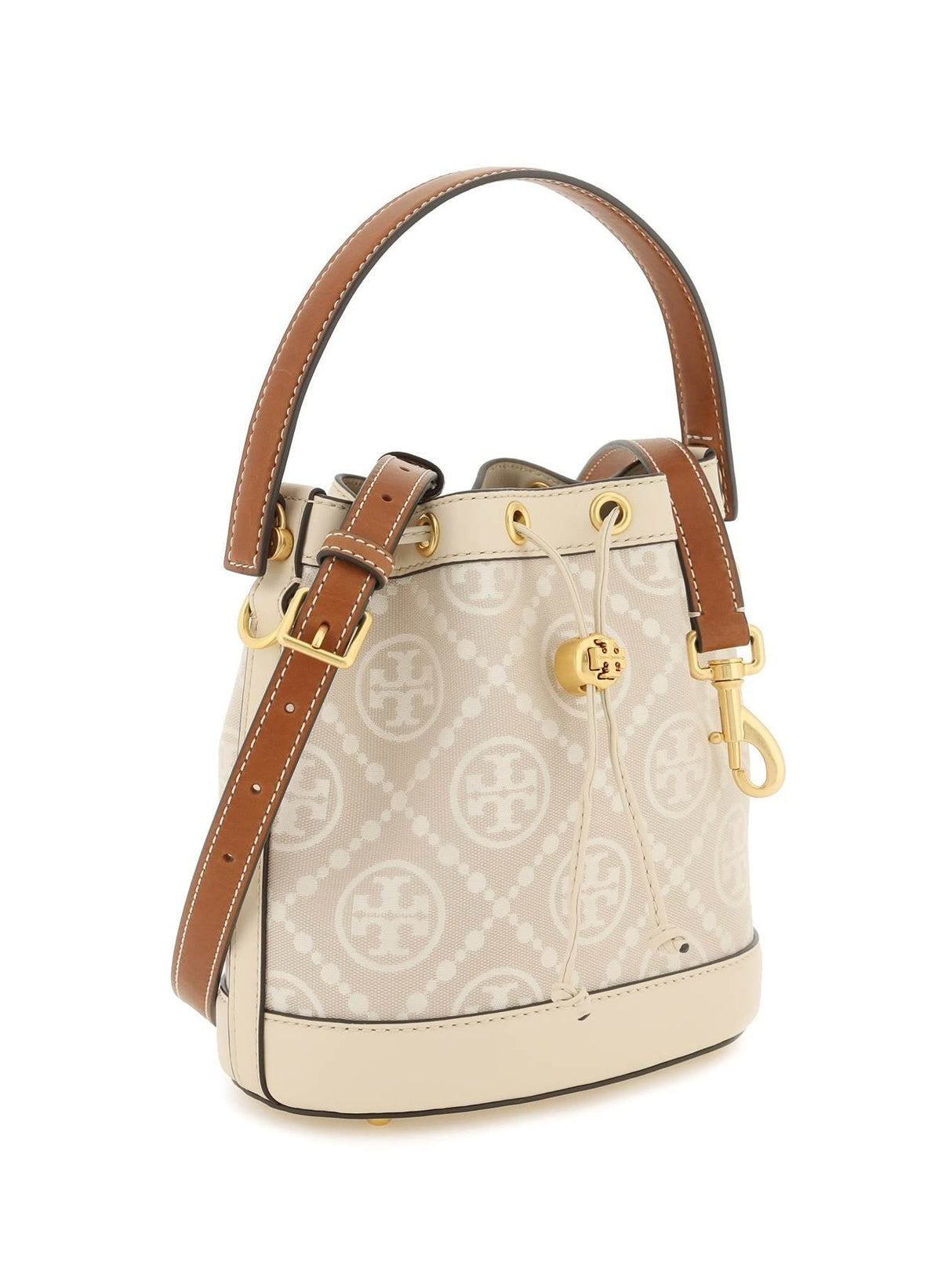 T Monogram Bucket Bag