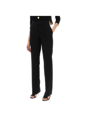 Techno Crepe Cady Straight Leg Pants