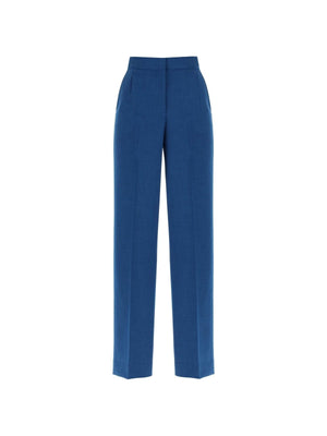 Techno Gabardine Wide Leg Pants