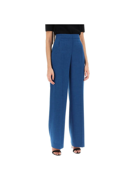 Techno Gabardine Wide Leg Pants